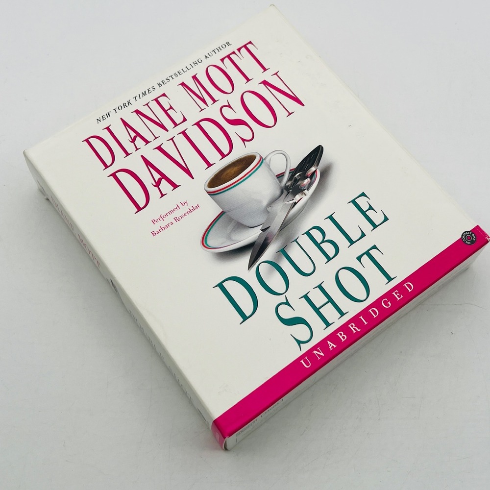 Double Shot Diane Mott Davidson Unabridged Audiobook 9 CD Goldy Schulz Mystery